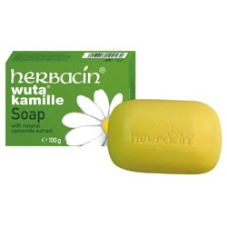 德国小甘菊小甘菊经典洁肤皂，敏干肌清洁首选  herbacin 德国小甘菊 德国 舒缓 修护 保湿 温和 泡泡绵密 控油 敏感 美肤 洁肤皂 第2张