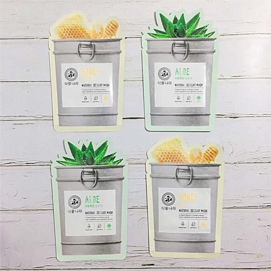 韩国必买面膜推荐：植物王国蜂蜜滋养和芦荟补水面膜