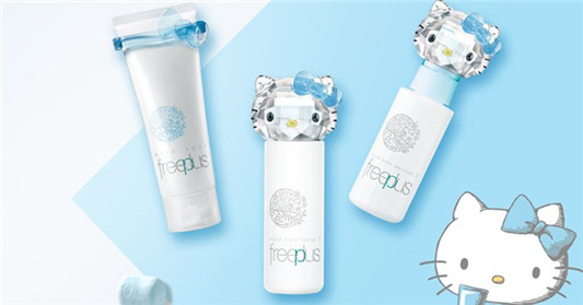 freeplus携手日本最萌疗愈系Hello Kitty，梦幻保养礼盒限量发售