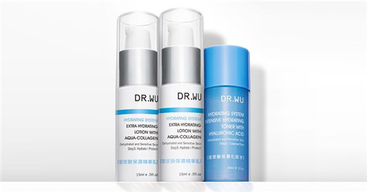 DR.WU达尔肤玻尿酸肌底喷泉保湿套装，三兄弟打造经典补水传奇