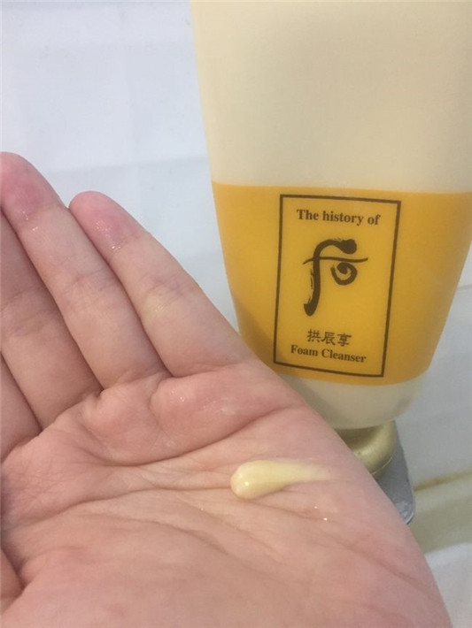Whoo后拱辰享气韵生润颜洁面膏使用心得  气韵 使用心得 第4张