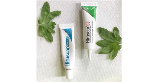 Hiruscar喜辽复痘痘膏蓝色款与青色款使用心得分享