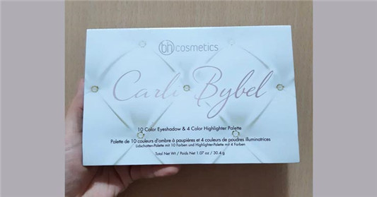 BH cosmetic眼影修容盘心得分享，第一次试色刷这么美