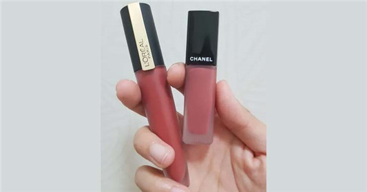 鬼打墙的豆沙粉口红：小钢笔129 vs Chanel唇釉196