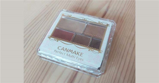 井田CANMAKE哑光五色眼影#03色号试色心得分享