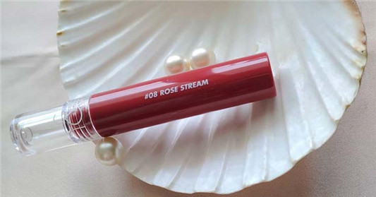 Romand Galsting water tint #08 Rose stream色号试色分享  彩妆 分享 第1张