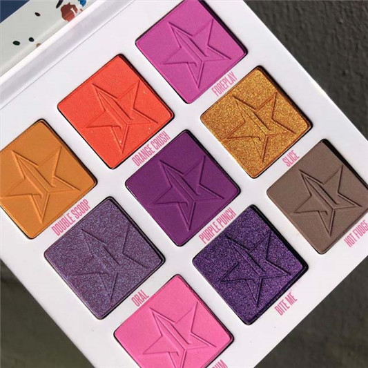 jeffree star 眼影盘 Mini Breaker色号试色分享  彩妆 眼影 分享 第2张