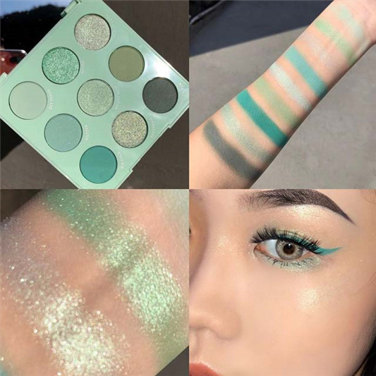 Colourpop 眼影盘 Mint to be试色分享  彩妆 眼影 分享 第2张