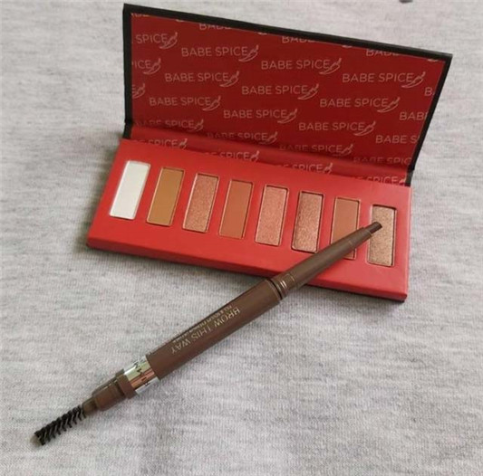 Rimmel 8色眼影盘&眉笔试色分享，盲买但没有踩雷  眉笔 试色 E 第2张