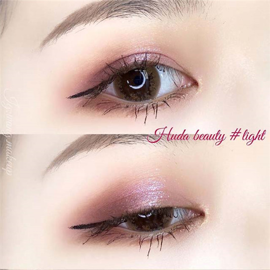 PonyXColourpop＆Huda Beauty#Light眼影盘﻿试色小评比  彩妆 眼影 评比 第3张