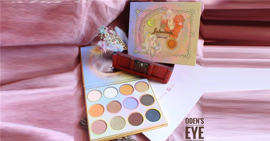 瑞典 Oden's eye Solmane 12色星月眼影盘试色分享  试色 E 眼影盘 第1张
