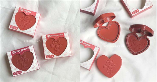 4U2腮红最新系列You Heart Me试色 全新色号抢先体验