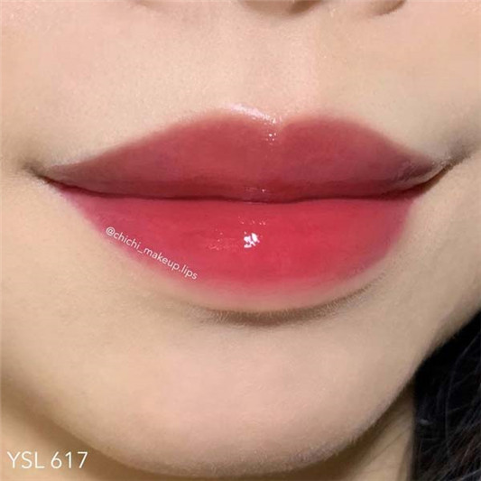 ysl唇釉#617色号试色,很喜欢的紫红梅子色 彩妆 梅子 紫红 很喜欢 第4张 ysl唇釉#617色号试色,很喜欢的紫红梅子色 彩妆 梅子 紫红 很喜欢 第4张