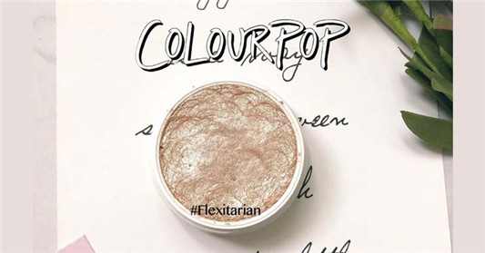 Colourpop Super Shock 高光#Flexitarian试色，推荐给肤色较白的小仙女