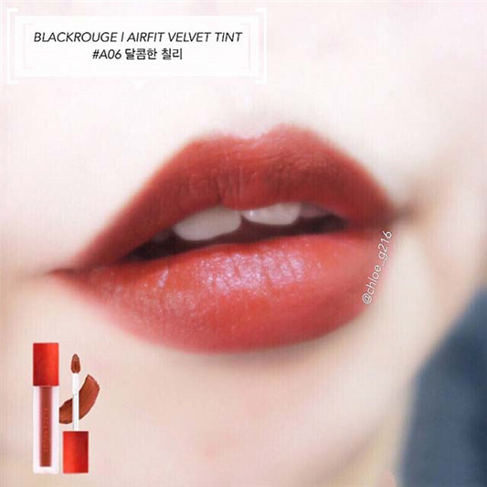 BLACK ROUGE唇釉A06号试色,复古砖红的大势中药色 彩妆 大势 复古 中药 第3张 BLACK ROUGE唇釉A06号试色,复古砖红的大势中药色 彩妆 大势 复古 中药 第3张