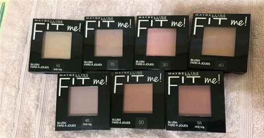 MAYBELLINE美宝莲Fit Me腮红试色，红酒真的超美
