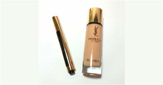 YSL超模聚焦光感粉底液与遮瑕笔试色分享，遮瑕的功力很好完美解决黑眼圈
