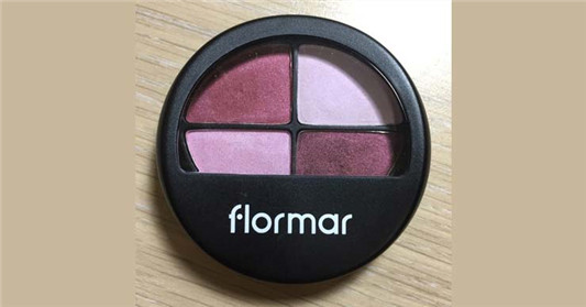 flormar四色眼影盘Pink Flamingos试色分享，建议上眼前抖一抖你的刷子