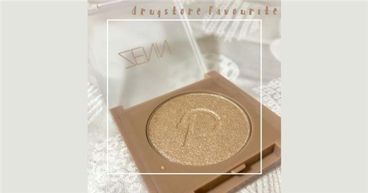 泰国高光ZENN Highlighter Z001色号试色，香槟米色适合皮肤白的女生