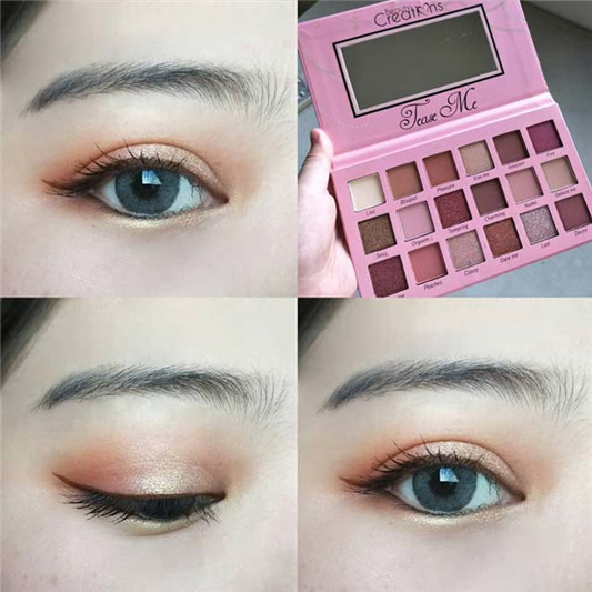 美国Beauty Creations眼影盘Tease Me试色,珠光色表现超乎想像! 彩妆 美国 眼影 超乎 第4张 美国Beauty Creations眼影盘Tease Me试色,珠光色表现超乎想像! 彩妆 美国 眼影 超乎 第4张