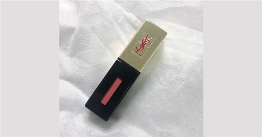 YSL镜面唇釉#7色号试色，蜜桃西柚斩男色！