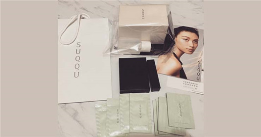 suqqu 15宵渗唇膏试色，带有一点土色的红褐色！
