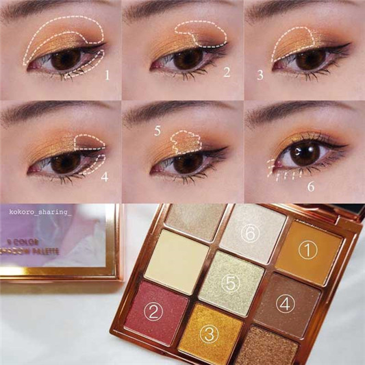 VENUS MARBLE九色眼影盘试色,包装颜值也太高! 彩妆 眼影 太高 MARBLE 第5张 VENUS MARBLE九色眼影盘试色,包装颜值也太高! 彩妆 眼影 太高 MARBLE 第5张