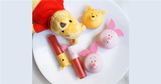 Etude house爱丽小屋和迪士尼合作款腮红霜与唇釉试色分享