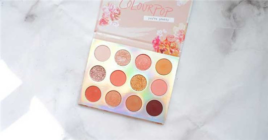 Colourpop春季新品Sweet Talk眼影盘试色分享