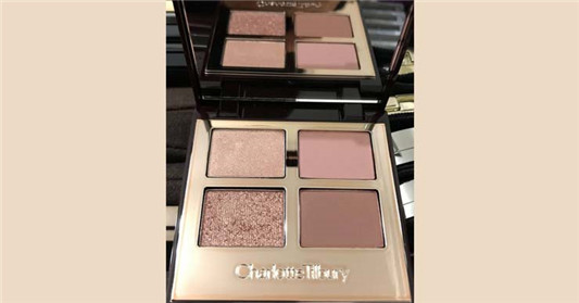 Charlotte Tilbury四色眼影盘Pillow Talk试色分享  彩妆 眼影 四色 分享 第1张