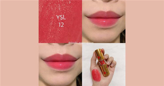 YSL情挑诱光水唇膏#12色号试色分享 彩妆 唇膏 分享 YSL 第1张 YSL情挑诱光水唇膏#12色号试色分享 彩妆 唇膏 分享 YSL 第1张