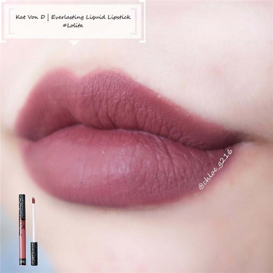 Kat Von D 持久唇釉#Lolita色号试色分享 彩妆 持久 分享 第2张 Kat Von D 持久唇釉#Lolita色号试色分享 彩妆 持久 分享 第2张