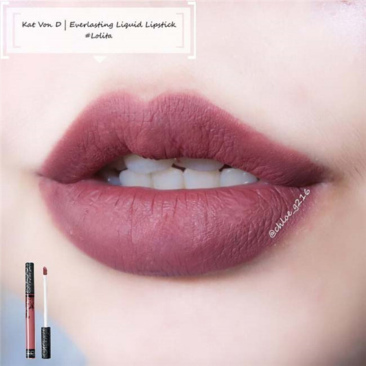 Kat Von D 持久唇釉#Lolita色号试色分享 彩妆 持久 分享 第3张 Kat Von D 持久唇釉#Lolita色号试色分享 彩妆 持久 分享 第3张