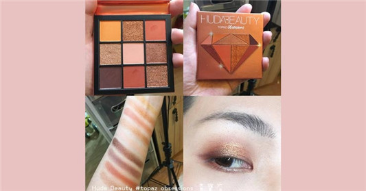 HUDA Beauty九宫格眼影盘#Topaz试色分享 彩妆 眼影 九宫格 分享 第1张 HUDA Beauty九宫格眼影盘#Topaz试色分享 彩妆 眼影 九宫格 分享 第1张