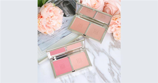 JOUER Cosmetics Blush Bouquet双色腮红#flirt色号试色分享