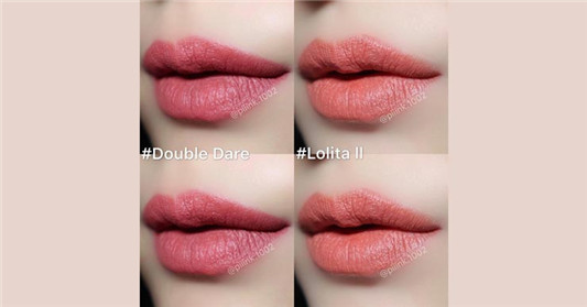 Kat Von D Double Dare vs Lolita 2试色对比分享