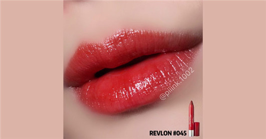 Revlon露华浓恋爱持色润唇笔丝缎版#045色号试色分享