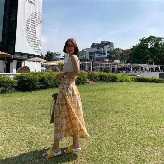 2020年很甜的穿搭，衬衫裙+平底鞋，美炸了  衬衫 第6张