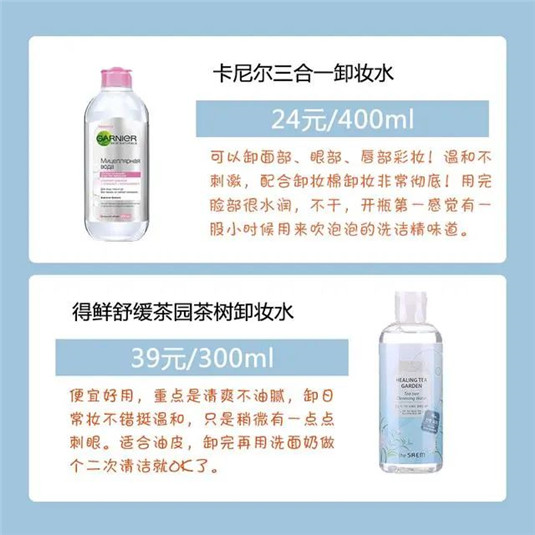 私藏8款平价卸妆水，谁才是真正的性价比KING  参考价格 卸妆水 温和 第2张