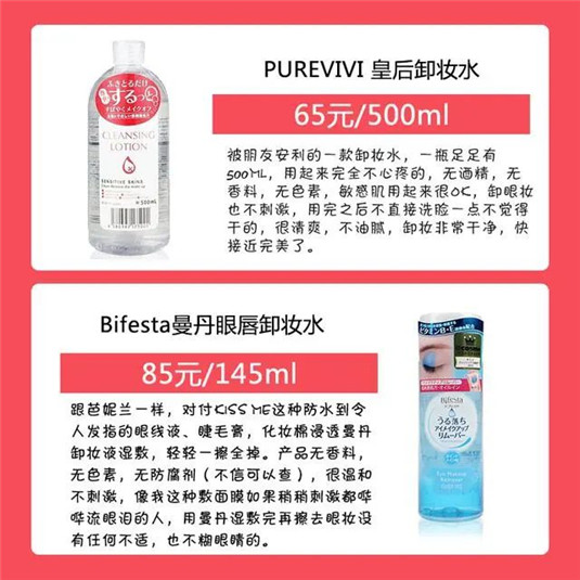 私藏8款平价卸妆水，谁才是真正的性价比KING  参考价格 卸妆水 温和 第4张