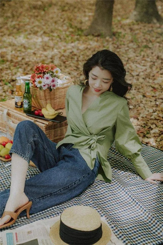 时尚博主三木夏季新穿搭，让流行色装扮春夏季，照着穿就很美  很有 三木 姐姐 第6张
