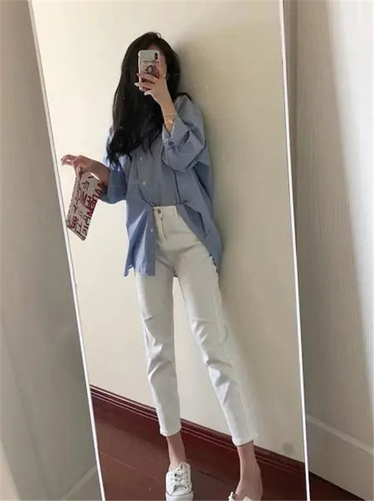 为什么你穿衬衫像「工装」7个搭配让你时尚感满满，赚满回头率  衬衫 搭配 宽松 第5张