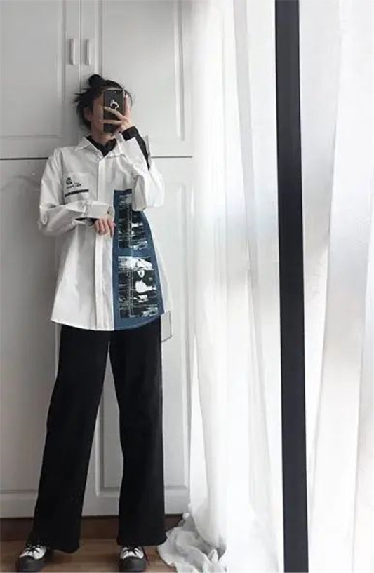 为什么你穿衬衫像「工装」7个搭配让你时尚感满满，赚满回头率  衬衫 搭配 宽松 第8张