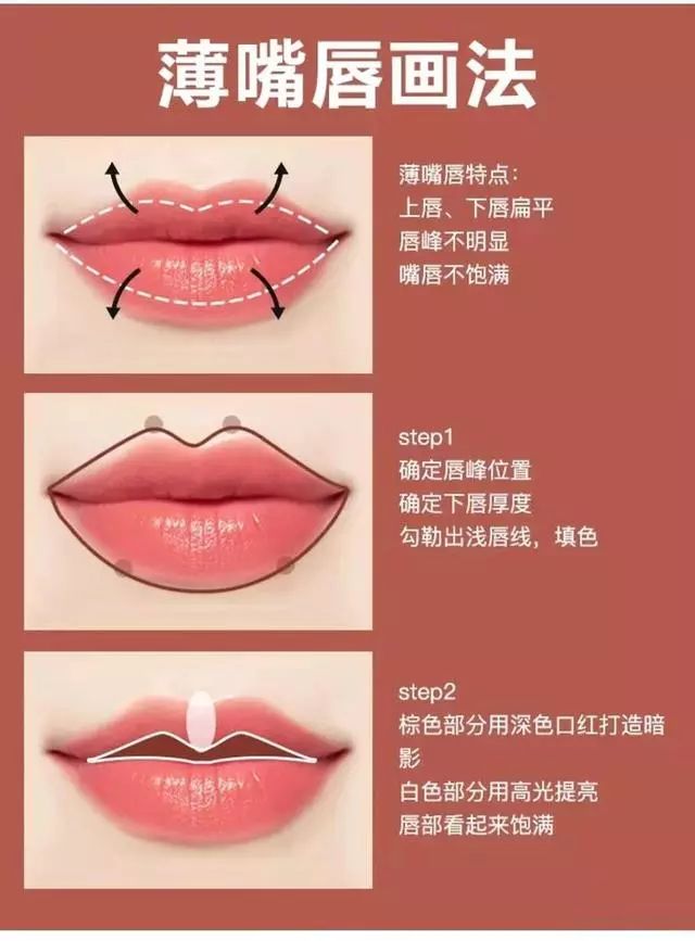 化妆新手怎么涂口红好看教你涂口红正确方法，饱满均匀又不掉色  口红 唇膏 唇形 第5张