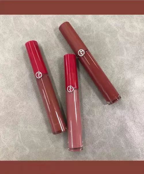 阿玛尼秋冬新色口红~这绝美红棕色，我跪了