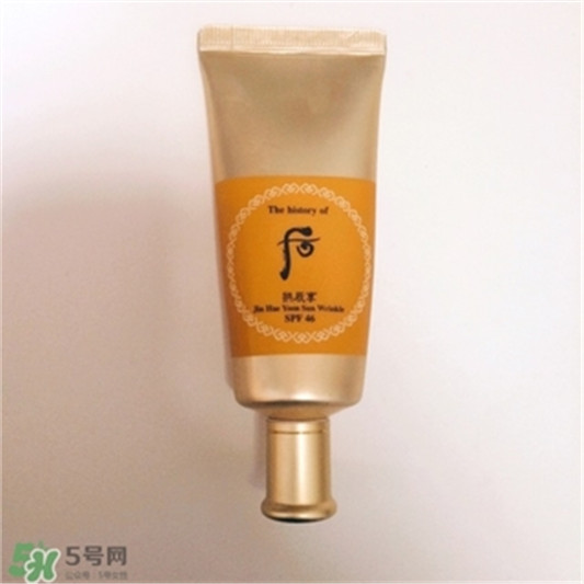 whoo后防晒霜怎么样，whoo后防晒霜好用吗