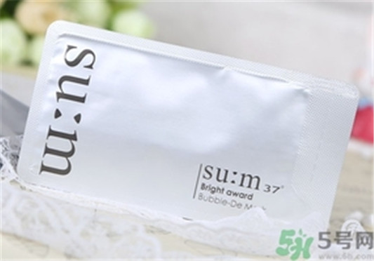 sum37美白泡沫DE面膜多少钱