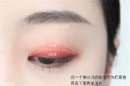 兰芝双色眼影怎么用，双色眼影的画法步骤图  双色眼影 兰芝 呼吸37度 第5张