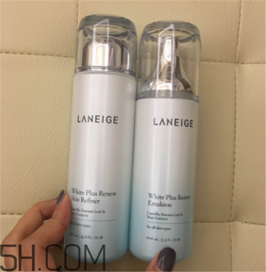 兰芝臻白净透水乳套装使用心得，产品评测