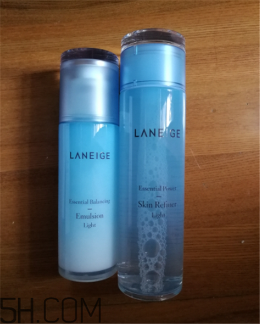 兰芝水衡水乳套装使用心得，产品评测  兰芝 呼吸37度 第3张